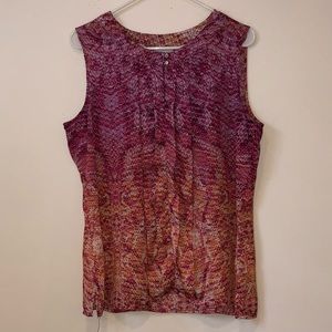 Liz Claiborne 💜💕 Ombré ❤️🧡 Tank Top